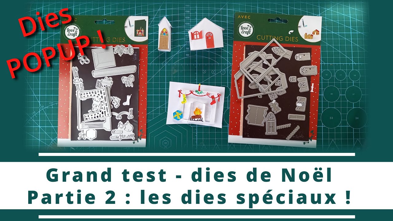 Ces dies que personne ne sait comment assembler! (Test dies de Noël Action - partie 2) Super astuce!