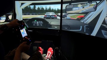 rFactor 2 - BMW M2 CS Racing - @ knockhill - Ai @ 120% difficulty- 50% aggression