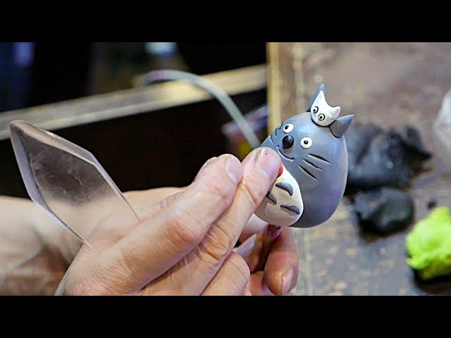 Totoro Playdough MASTER CLAY SCULPTOR となりのトトロ | Travel Thirsty