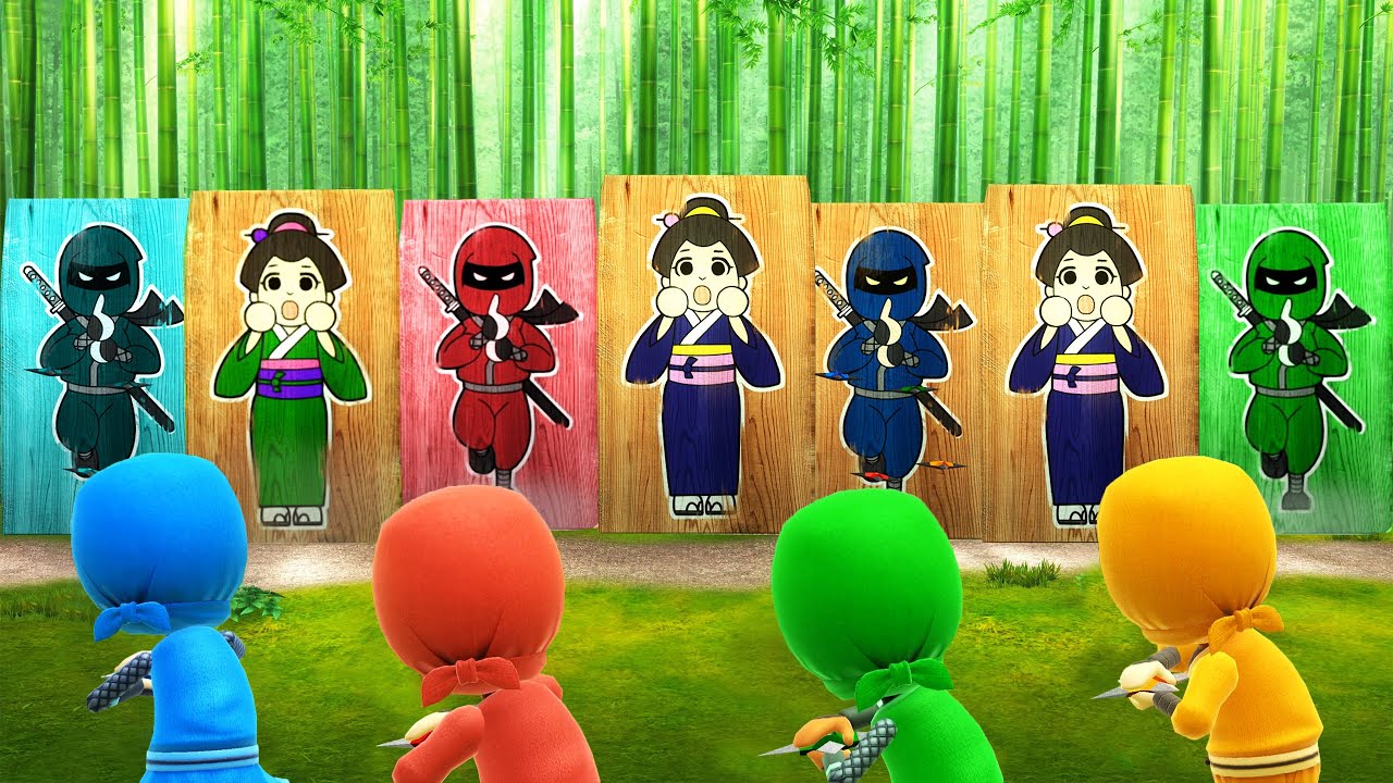 Wii Party U Dojo Domination Minigames - Batman Vs Dr Mario Vs Goomba Vs Boo