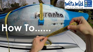 How To.... 5 Steps to carrying kayaks on roof bars *without uprights