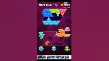 Block triangle puzzle level 10