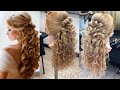 How to do bridal hair style - Step by Step Beginners - Comp hacer peinado de Novia Half up Half Down