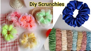 Zakolka yasash😱 2023,diy scrunchies, how to make scrunchies at home/#diy #scrunchies #handmade