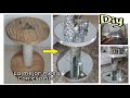 LA MEJOR MESA CON ESPEJOS/HECHA CON UN CARRETE DE MADERA