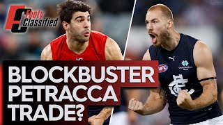 Thumbnail for 'Extraordinary' details on Petracca wanting out of Melbourne and Carlton circling - Footy Classified