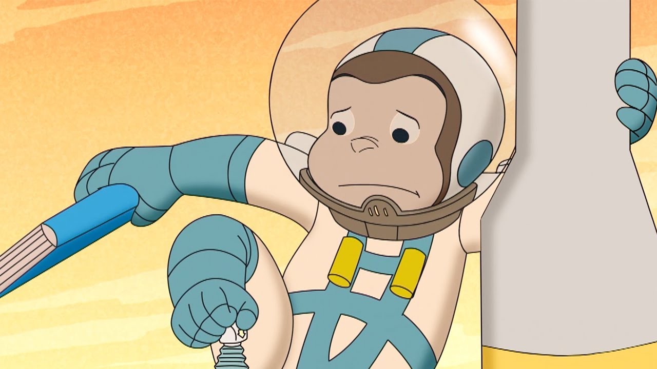 ⁣Curious George 🐵 George in Mars 🐵Compilation🐵 HD 🐵 Cartoons For Children