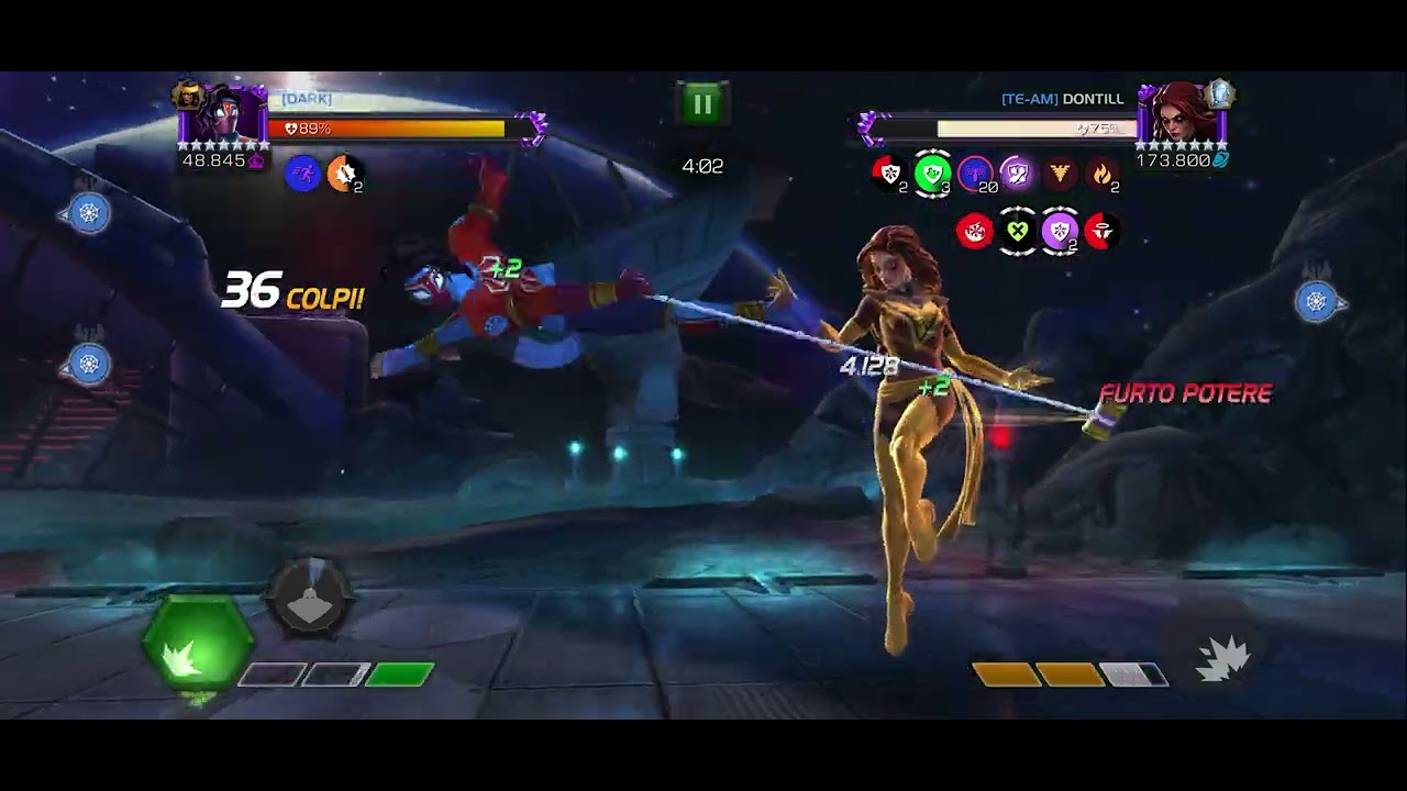 Spiderman pavitr 7*r3 vs Bad Phoenix 7*r4 war Boss