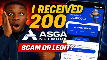 Asga Network Review 2025 😱 I received 200 Asga Tokens - Real or Just Another Scam ?