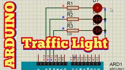 Simulasi Lampu Lalu Lintas Traffic Light #Arduino Program Proteus Tutorial DIY @tptumetro
