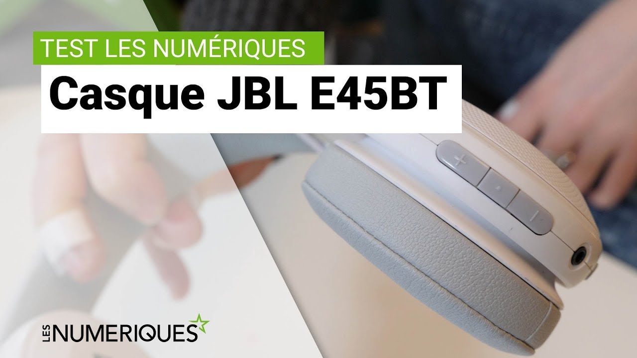 Test JBL E45BT : un casque Bluetooth aussi adolescent que sa cible - Les  Numériques