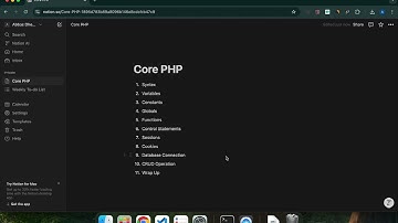 1. INTRO | Core PHP Development