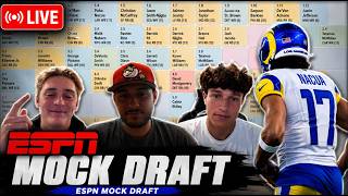 🔴 LIVE: ESPN Fantasy Football Mock Drafts | Best Draft Strategy