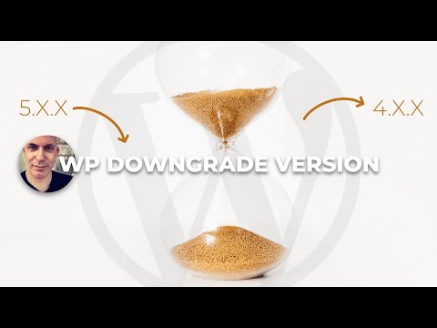 WordPress Downgrade - Come tornare ad una versione precedente di WordPress