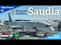 Saudia  soaring high   boeing 7879  amsterdam to jeddah  sv 216  hzar22