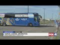 Argentina National Team arrive at Arrowhead Stadium for World Cup match