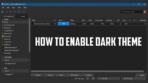 darkmode qbittorrent