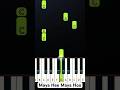 Maya Hee Maya Hoo Meme Easy Beginner Piano Tutorial 