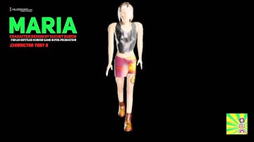 Game Character Design Maria test 2