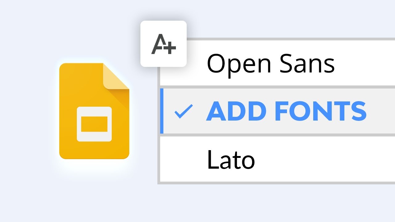 How to Add Fonts to Google Slides