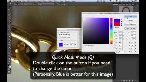 Remove background with quick mask selection