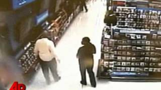 Raw Video: Man Smashes TVs at Wal-Mart