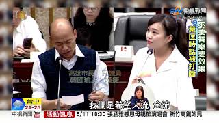 韓被打斷.副市長三度回應 還原備詢12分鐘│中視新聞 20190506
