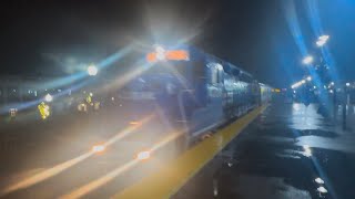 NJT 4208 CONRAIL Heritage Unit GP40PH-2B Leads NJT Train 1883 & Departs Ridgewood, NJ!