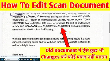 How to Edit Scan Document in Paint