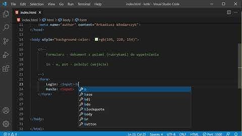 Kurs HTML: Czym są formularze? Jak stworzyć formularz z loginem i hasłem?