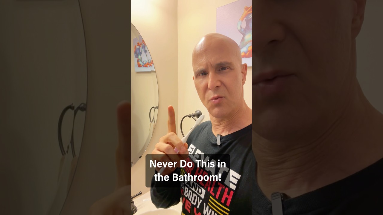 Never Do This in the Bathroom! #drmandell #toothbrush #bathroom #toilet