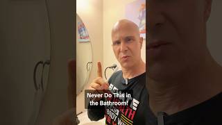 Never Do This in the Bathroom!   #drmandell #toothbrush #bathroom #toilet