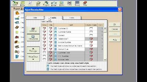 6.0-4 Changing the Column Width & Order