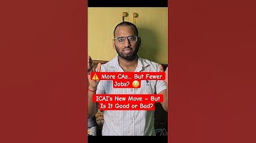 CA Final = 3 Attempts a Year! But What About Jobs Now? ⚠️