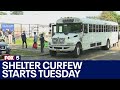 NYC migrant crisis: Shelter curfew starts Tuesday