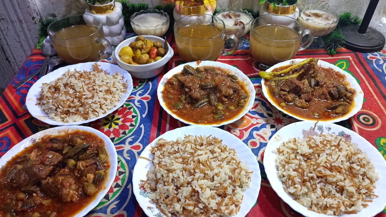 طريقه عمل طاجن الباميه المصري الجميل اللي يستاهل بق الحبايب مع مطبخ تيتا زيزي