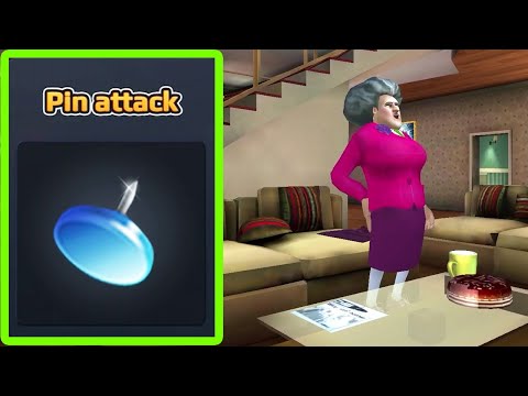 Scary Teacher 3D | Pin Attack on miss T  - Gameplay Walkthrough (iOS Android)