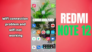 Redmi Note 12 Wifi connection problem and wifi not working || How to solve WIFI issues