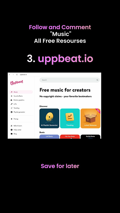 Copyright free music for your next videos #music #resources