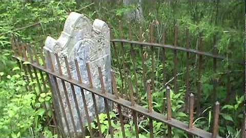 Cornelius Collins Grave Site in the back woods of ...