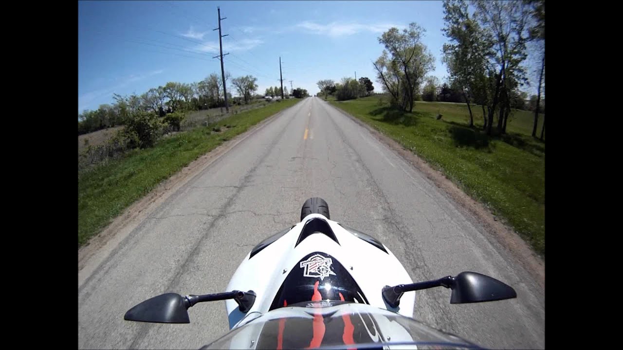 Clutch it up gopro hd topeka ks zx6r wheelies YouTube