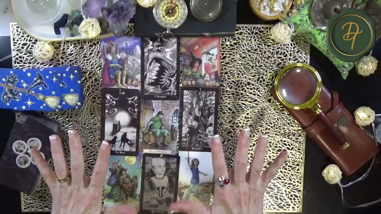 Bússola do Tarô para Peixes que é aniversariante do mês com Delô. 🔮✨