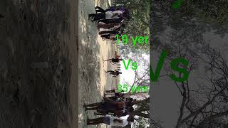 Long Jump 19 Yer Vs 35 Yer