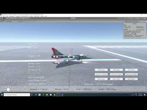 Silantro Unity3D Flight Simulator: AI Waypoint Taxi, Takeoff and Altitude Hold  Test