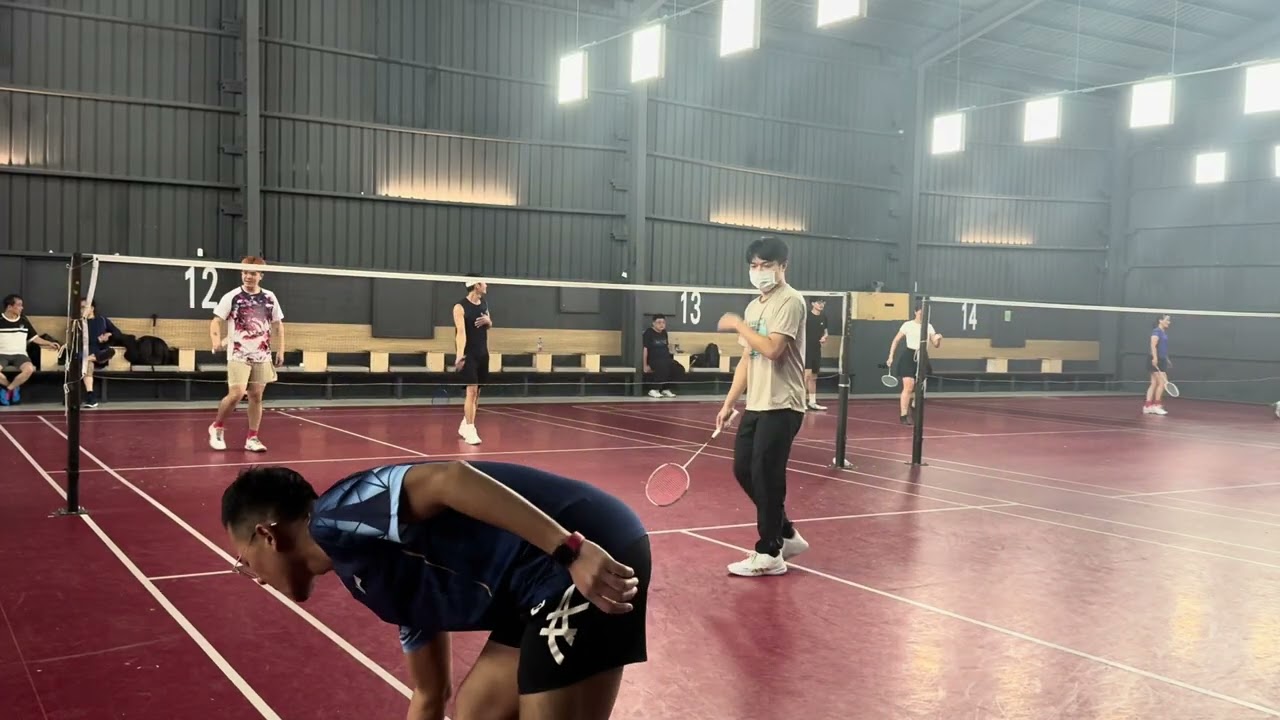 26-01/09（五）「板橋羽球館」北落+Howard🆚Bertie+球友7