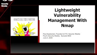 Lightweight Vulnerability Management Using NMAP - PSW #654