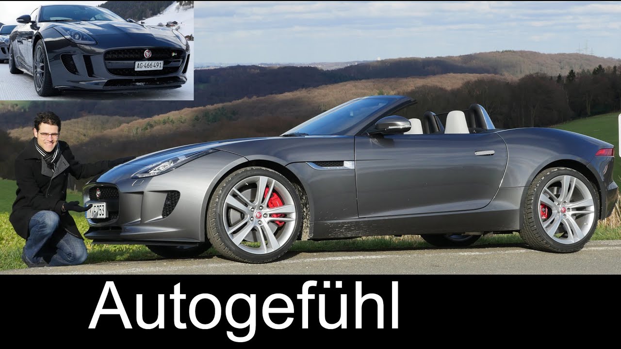 neuero ship unloader 2017 Jaguar F-TYPE Roadster V6 MHD vs F-TYPE Coupé R V8 AWD comparison FULL REVIEW test driven