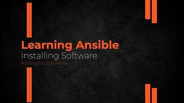 Use Ansible to Install OpenSSH Server
