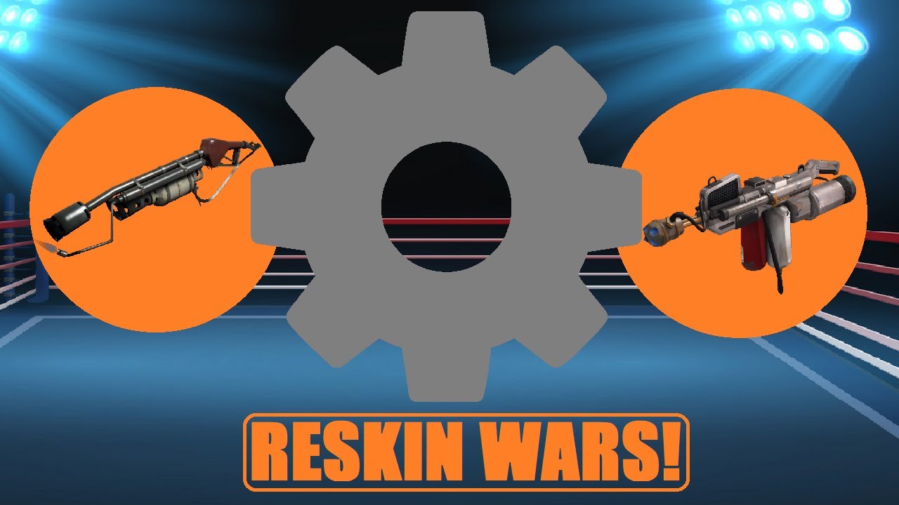 The Nostromo Napalmer vs Flamethrower, Reskin Wars Season 6 Episode 1 [TF2]