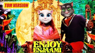 Enjoy Enjami Song | Kukkoo song Animated Tom |  Folk Song |Tom Angela Lyrics